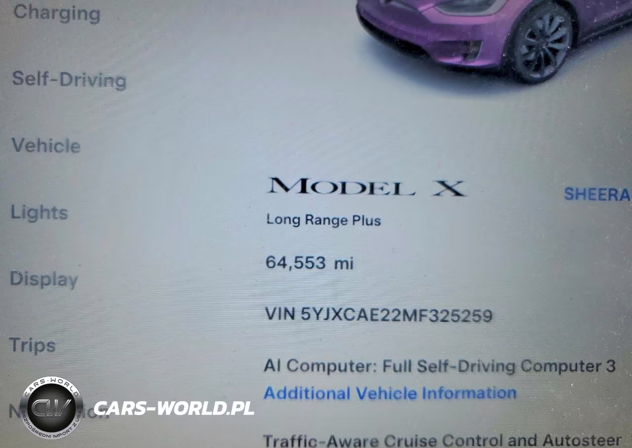 2021 Tesla Model X VIN:5YJXCAE22MF325259 - 9