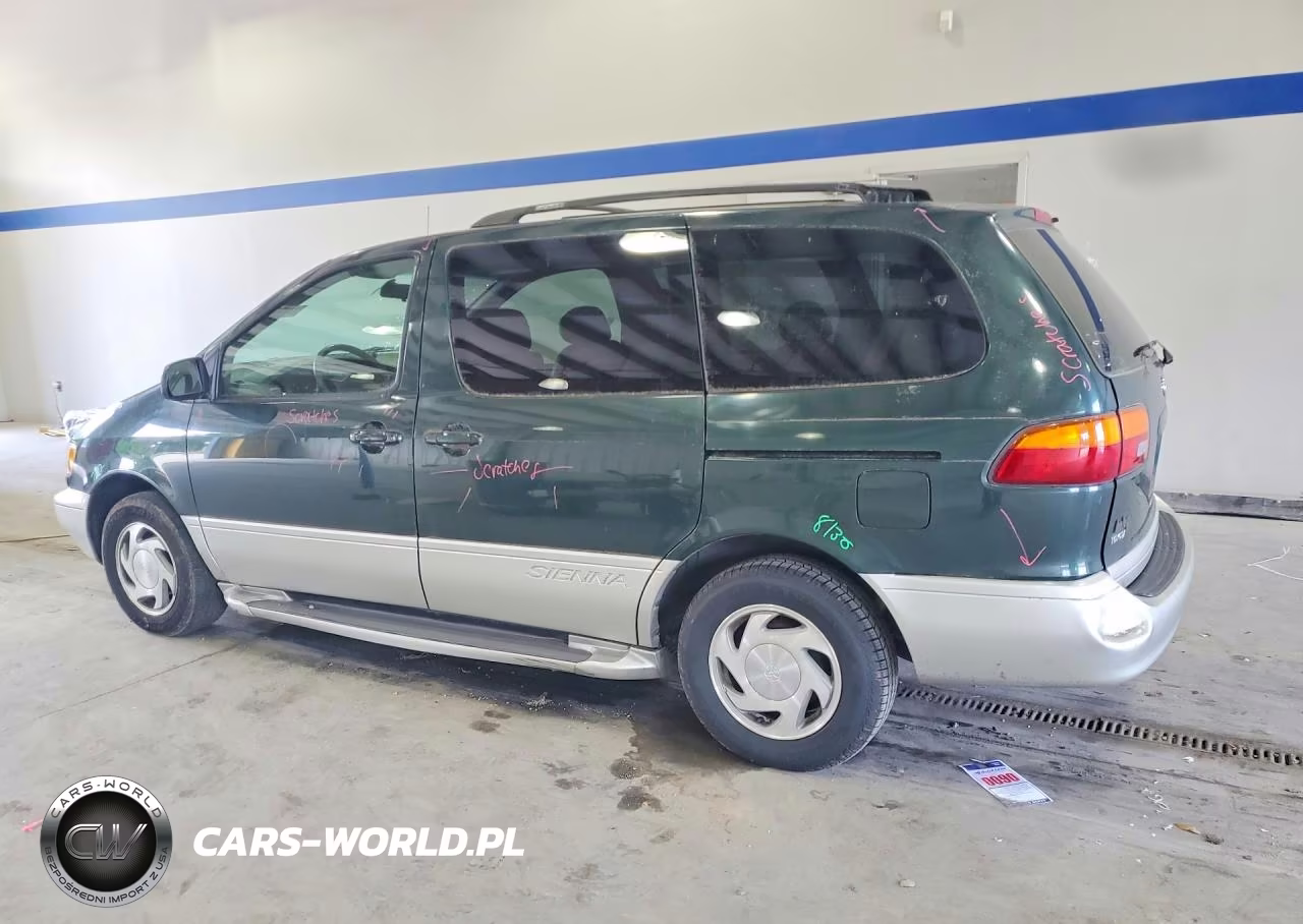 2000 Toyota Sienna Xle VIN:4T3ZF13C8YU206580 - 2