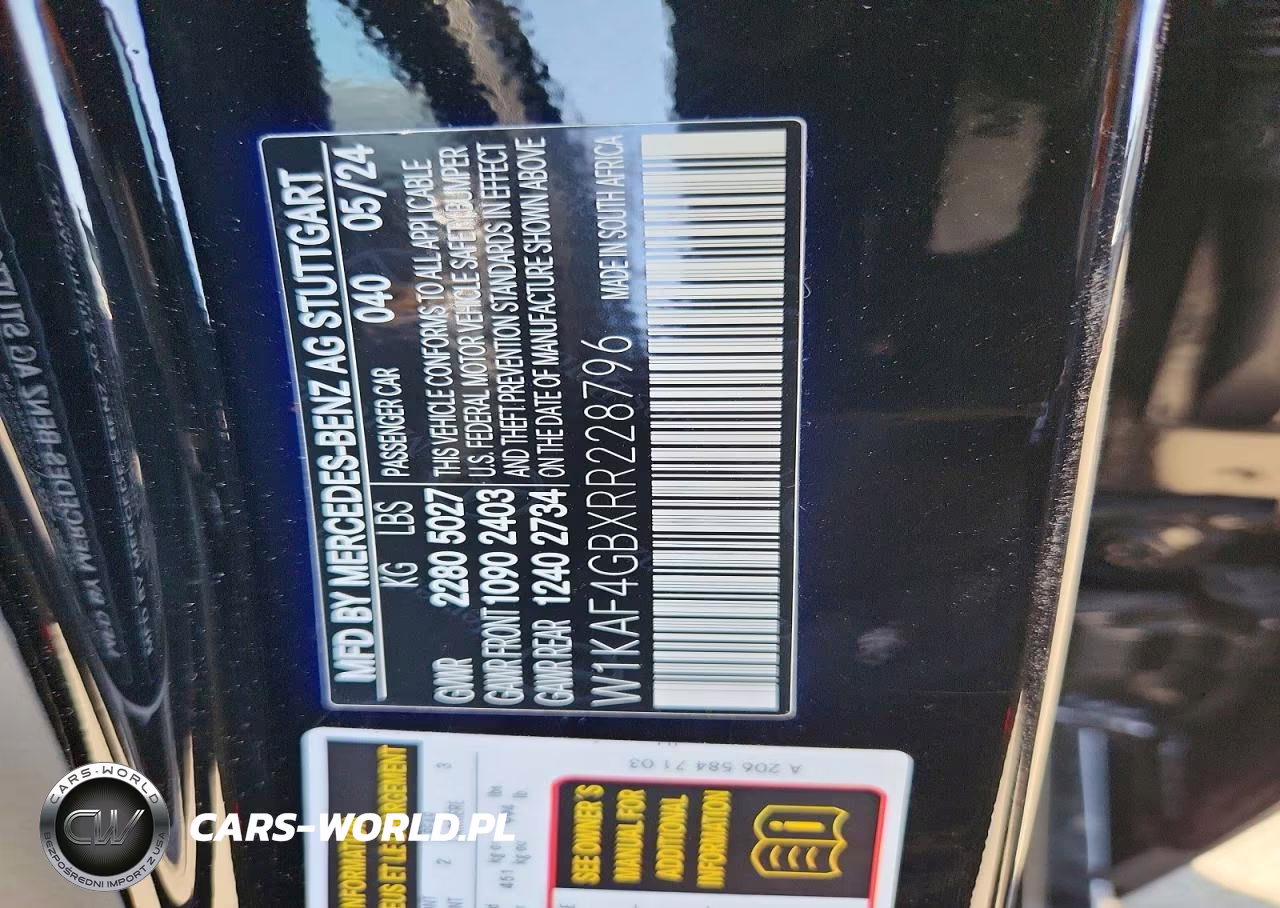 2024 Mercedes-Benz C 300 VIN:W1KAF4GBXRR228796 - 12