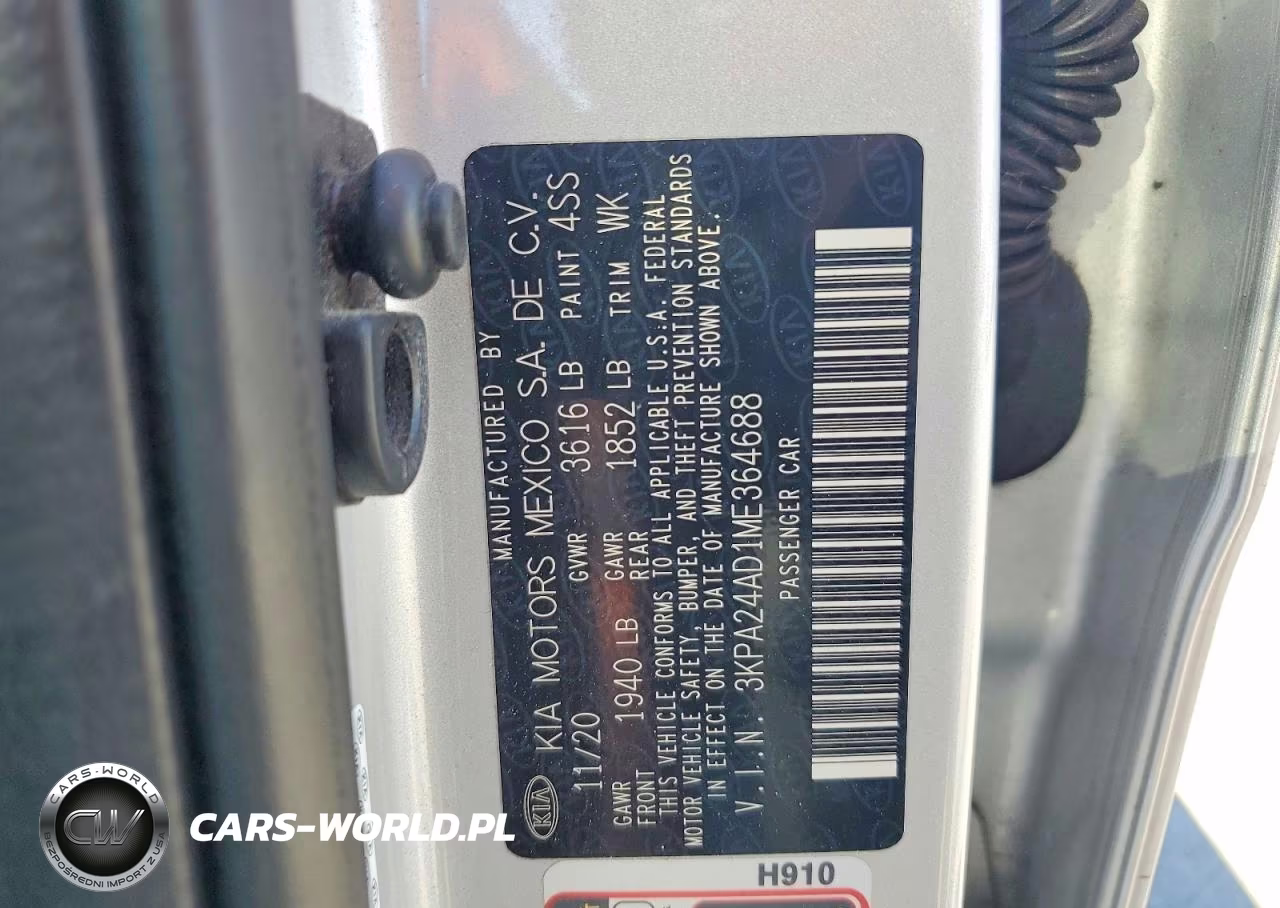 2021 Kia Rio S VIN:3KPA24AD1ME364688 - 12