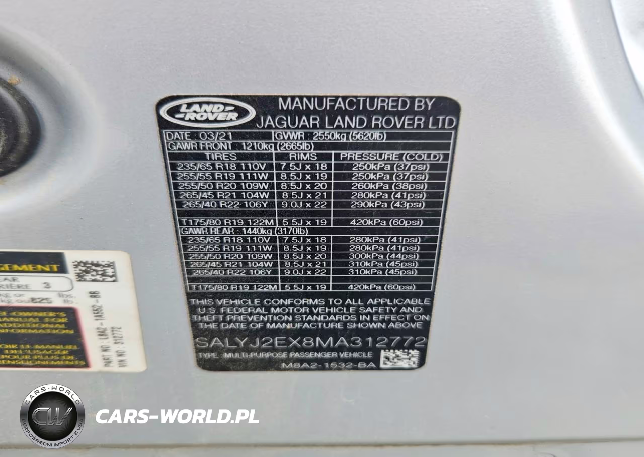 2021 Land Rover Range Rover Velar S VIN:SALYJ2EX8MA312772 - 13