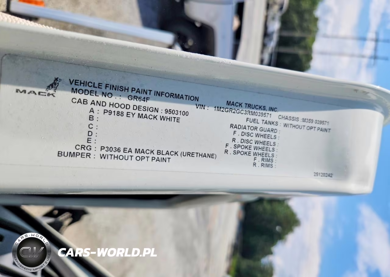 2024 Mack Granite VIN:1M2GR2GC3RM039571 - 11
