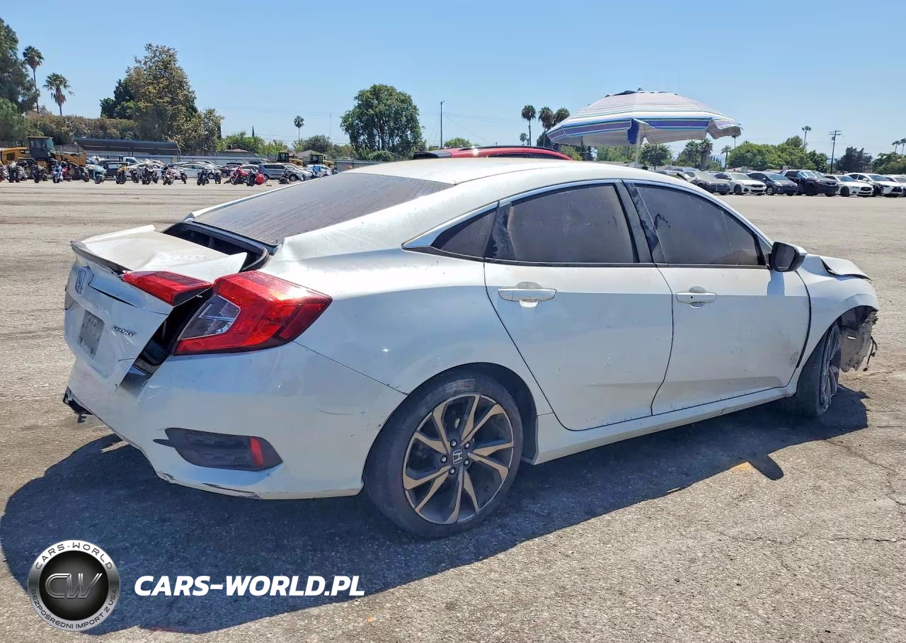 2020 Honda Civic Sport VIN:2HGFC2F84LH595480 - 3