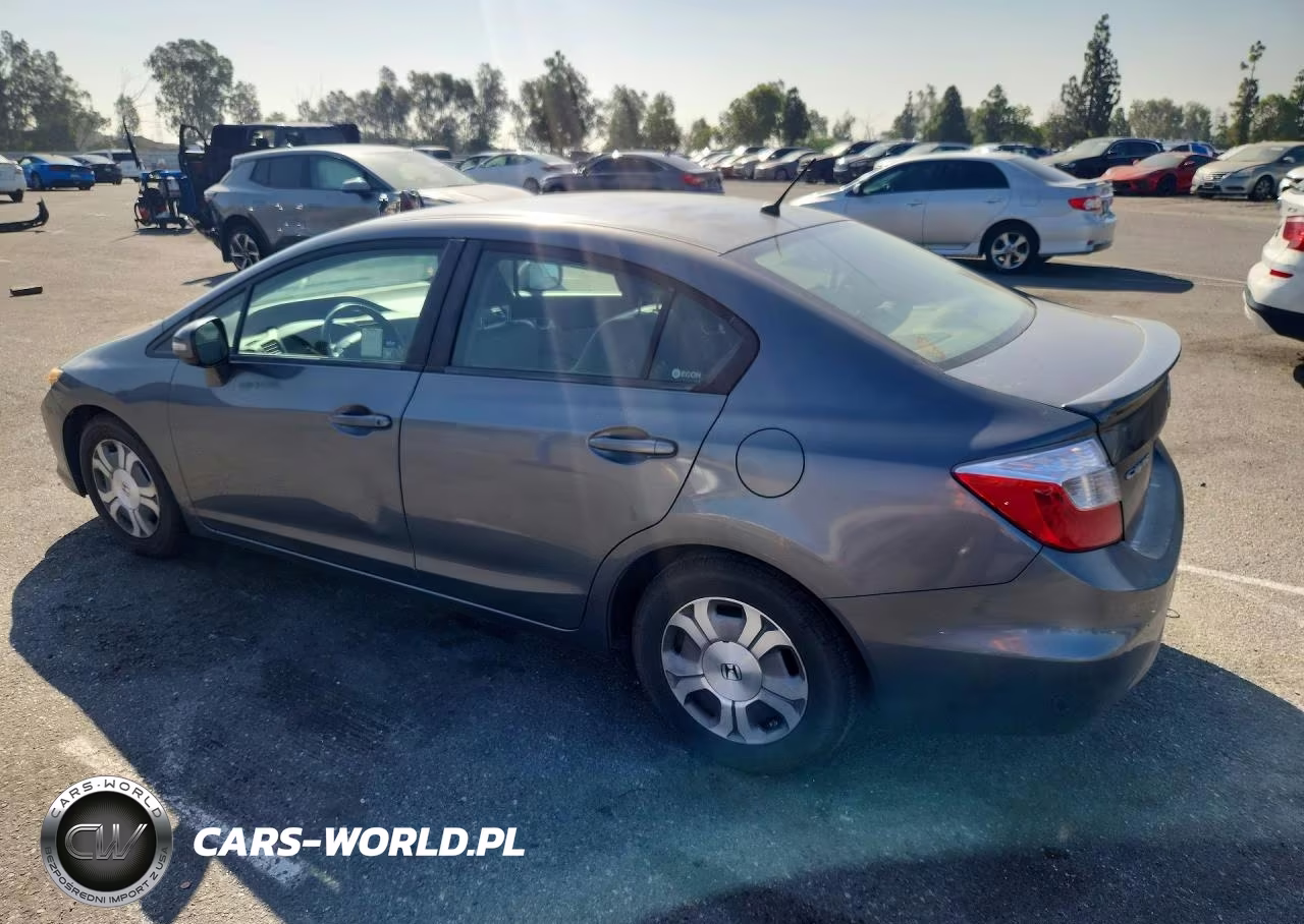 2012 Honda Civic Hybrid L VIN:JHMFB4F39CS001698 - 2