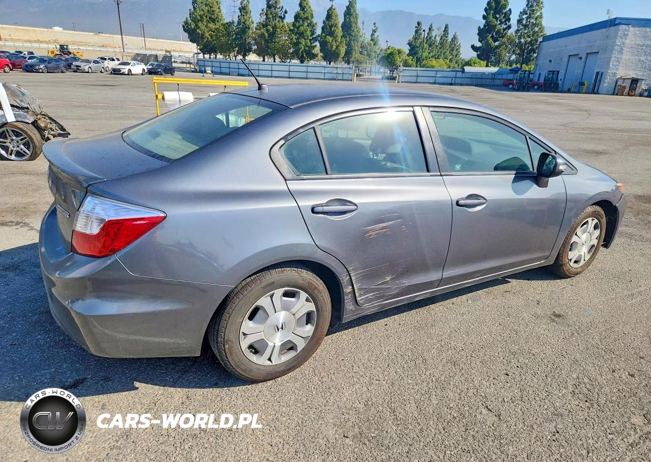 2012 Honda Civic Hybrid L VIN:JHMFB4F39CS001698 - 3