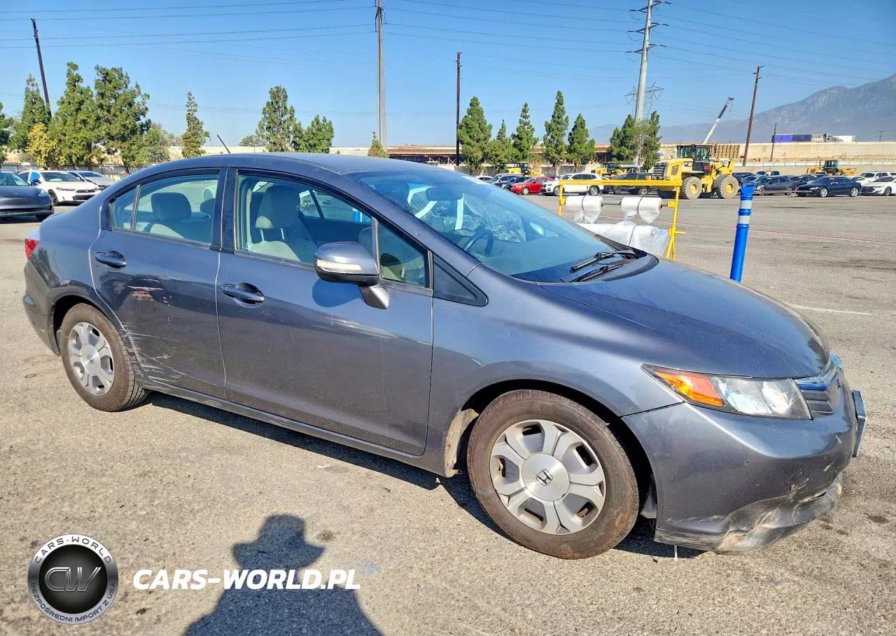 2012 Honda Civic Hybrid L VIN:JHMFB4F39CS001698 - 4