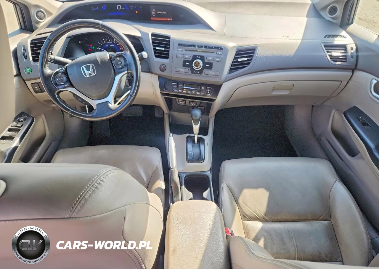2012 Honda Civic Hybrid L VIN:JHMFB4F39CS001698 - 8
