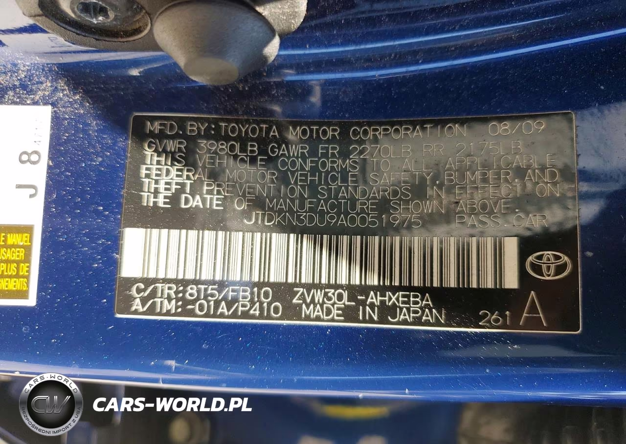 2010 Toyota Prius VIN:JTDKN3DU9A0051975 - 12