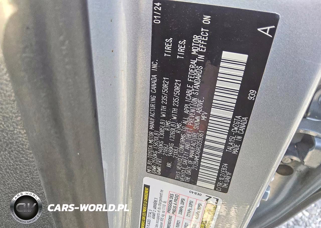 2024 Lexus Rx 350 F Sport Handling VIN:2T2BAMCA6RC059361 - 13