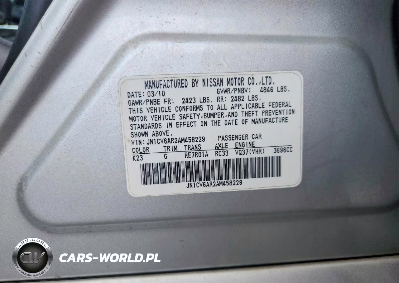 2010 Infiniti G37 Sedan X VIN:JN1CV6AR2AM458229 - 12