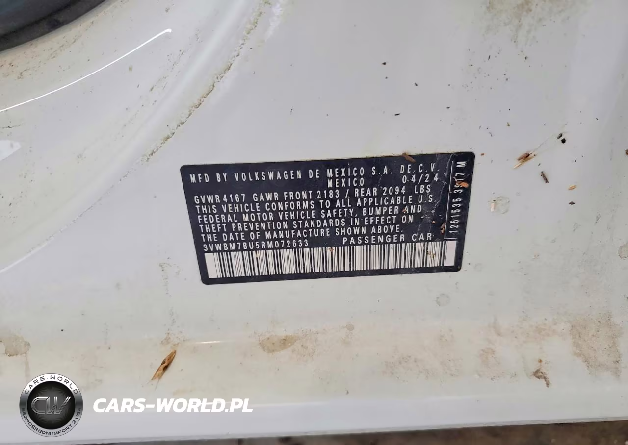 2024 Volkswagen Jetta Sport VIN:3VWBM7BU5RM072633 - 12