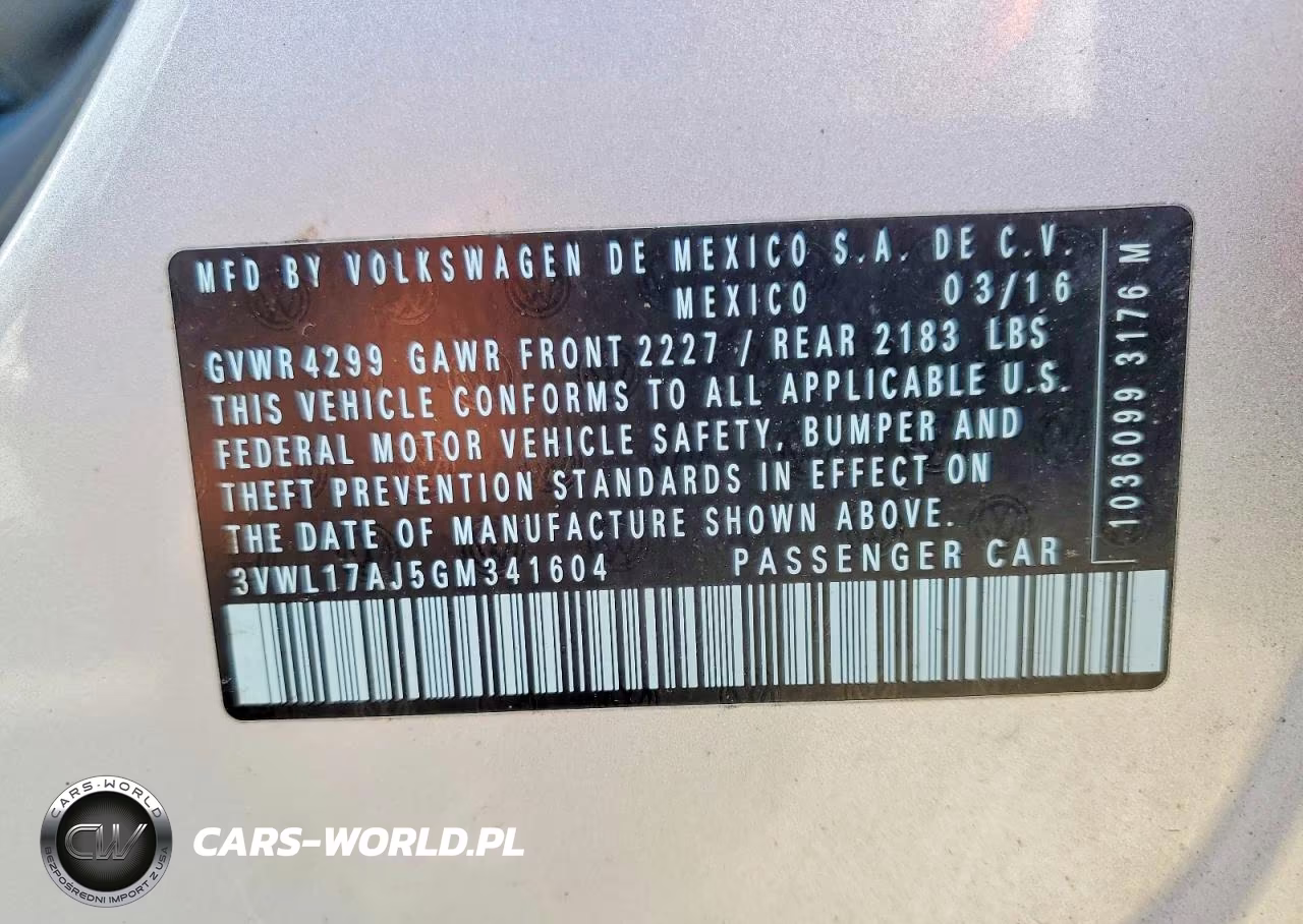 2016 Volkswagen Jetta Sel VIN:3VWL17AJ5GM341604 - 12