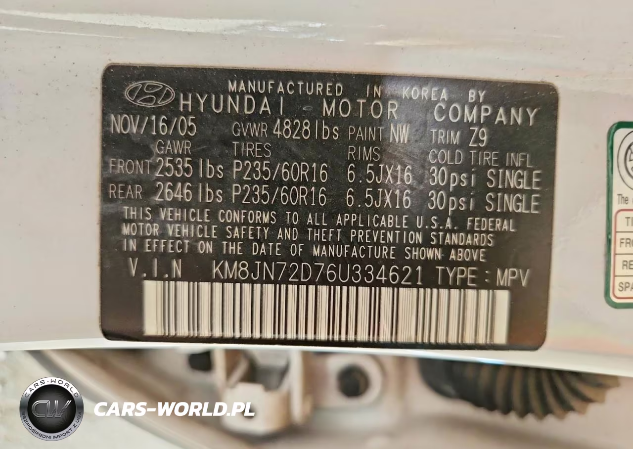 2006 Hyundai Tucson Gls VIN:KM8JN72D76U334621 - 12