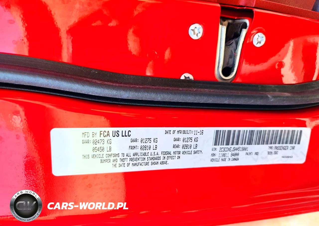 2017 Dodge Charger Srt 392 VIN:2C3CDXEJ5HH518001 - 12