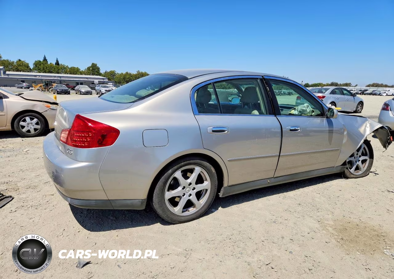 2003 Infiniti G35 Base VIN:JNKCV51E43M000374 - 3