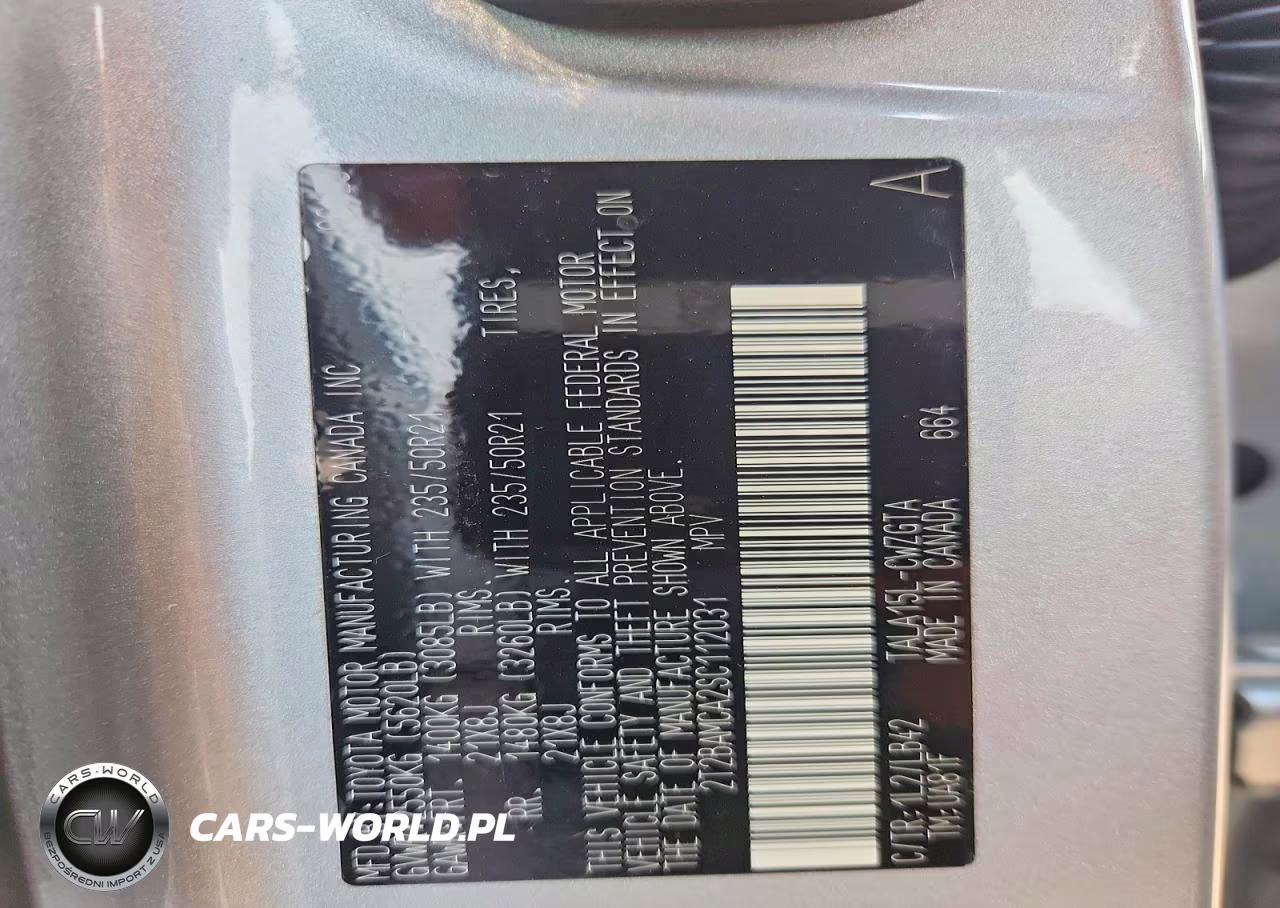 2025 Lexus Rx 350 Premium+ VIN:2T2BAMCA2SC112031 - 12