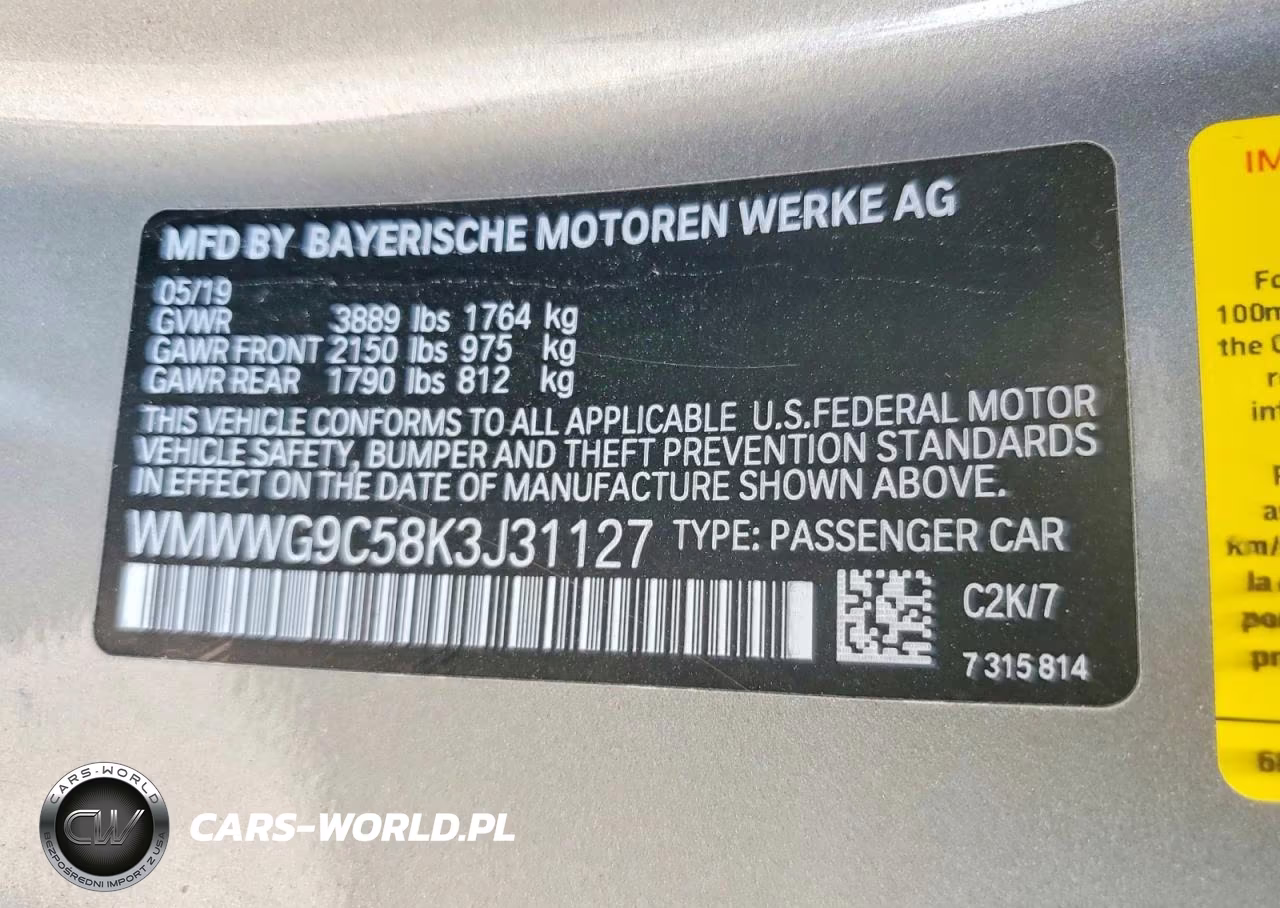 2019 Mini Cooper S VIN:WMWWG9C58K3J31127 - 13