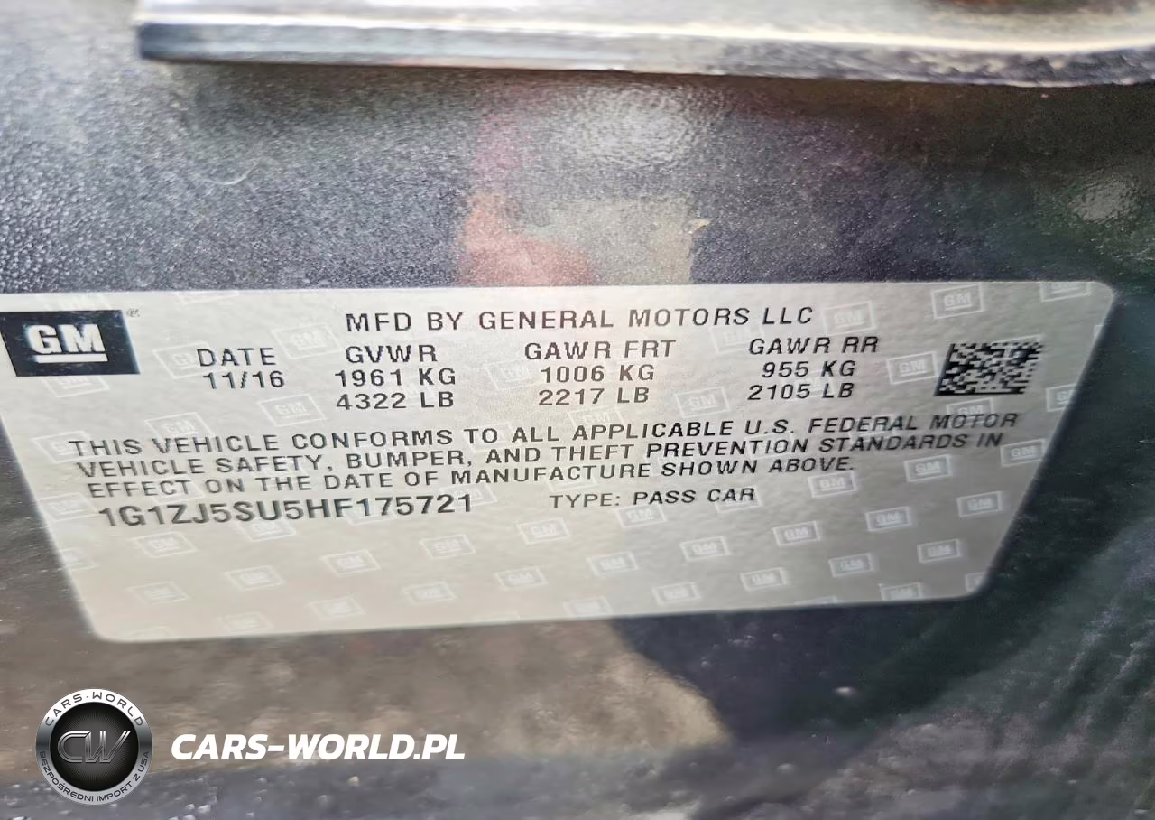 2017 Chevrolet Malibu Hybrid VIN:1G1ZJ5SU5HF175721 - 12