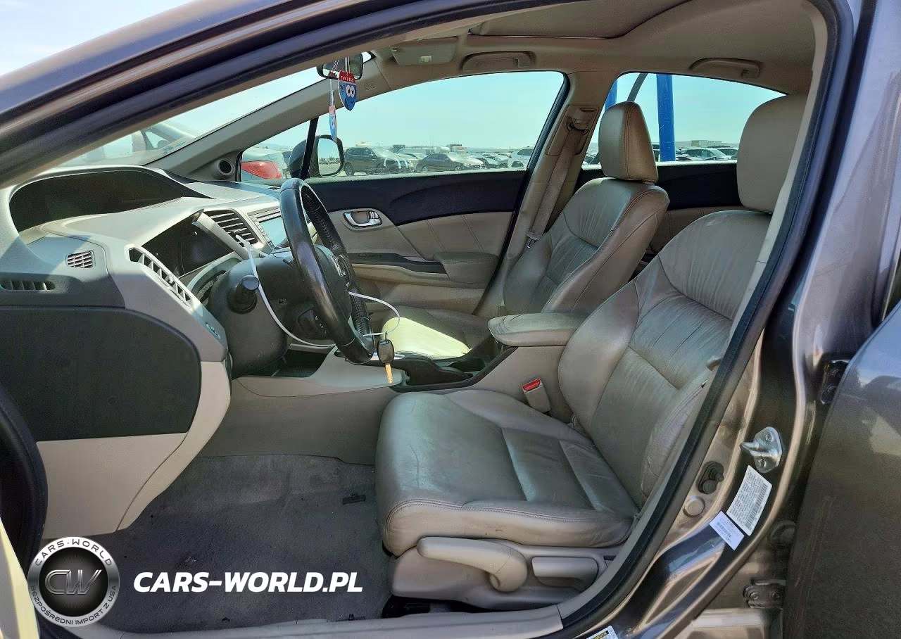 2012 Honda Civic Exl VIN:19XFB2F99CE338904 - 7