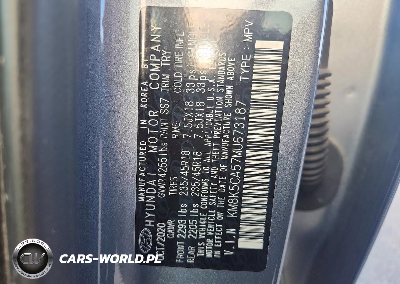 2021 Hyundai Kona Ultimate VIN:KM8K5CA57MU673187 - 12