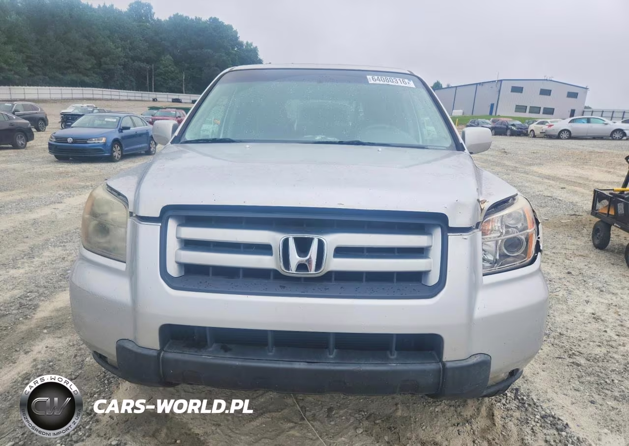 2006 Honda Pilot Ex VIN:5FNYF28486B026991 - 5