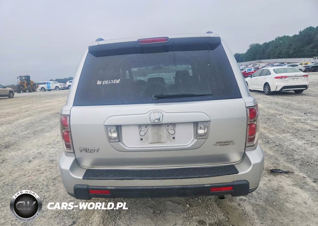 2006 Honda Pilot Ex VIN:5FNYF28486B026991 - 6