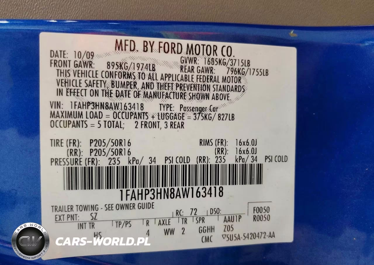 2010 Ford Focus Sel VIN:1FAHP3HN8AW163418 - 12