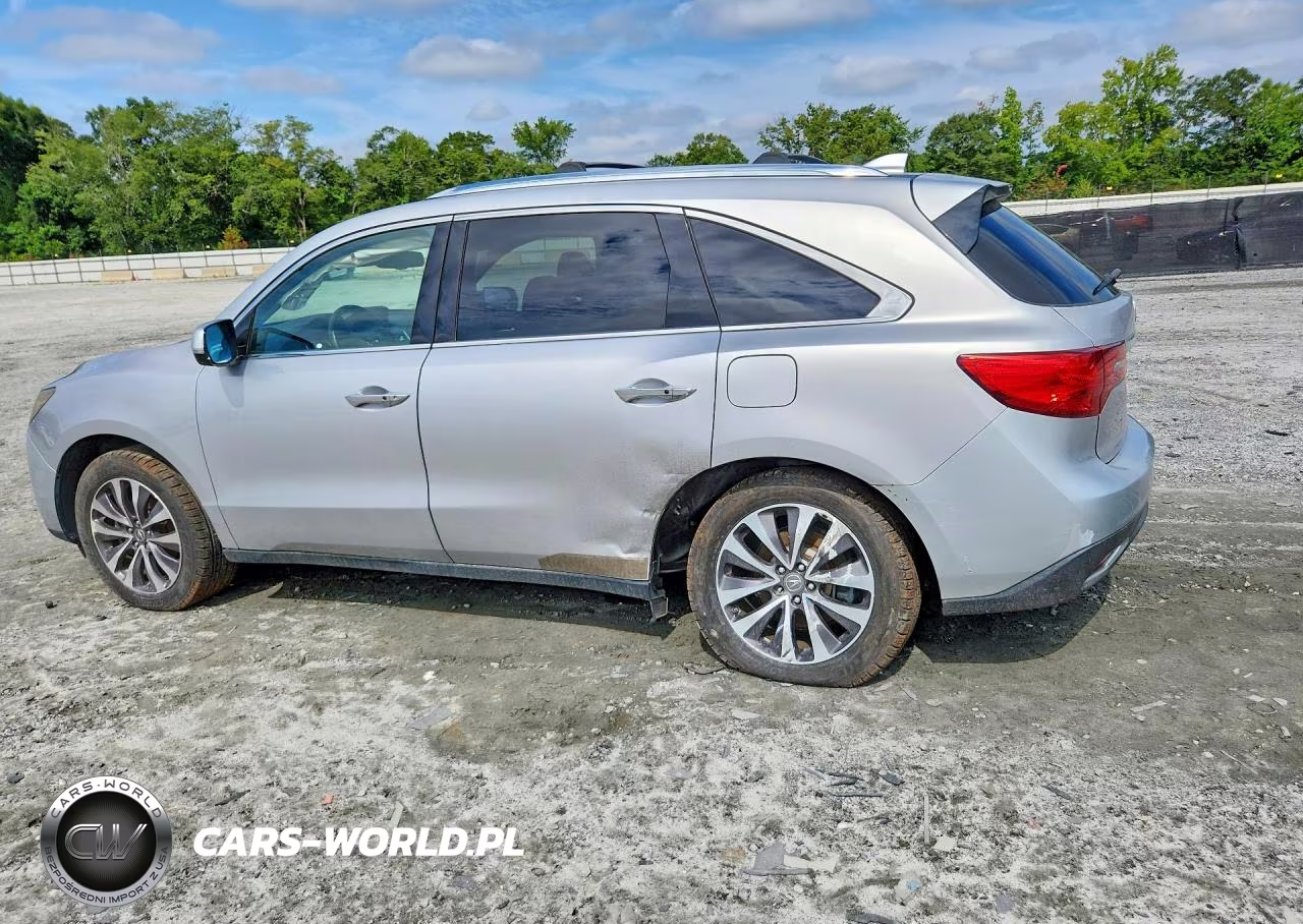 2015 Acura Mdx Technology VIN:5FRYD3H45FB012038 - 2