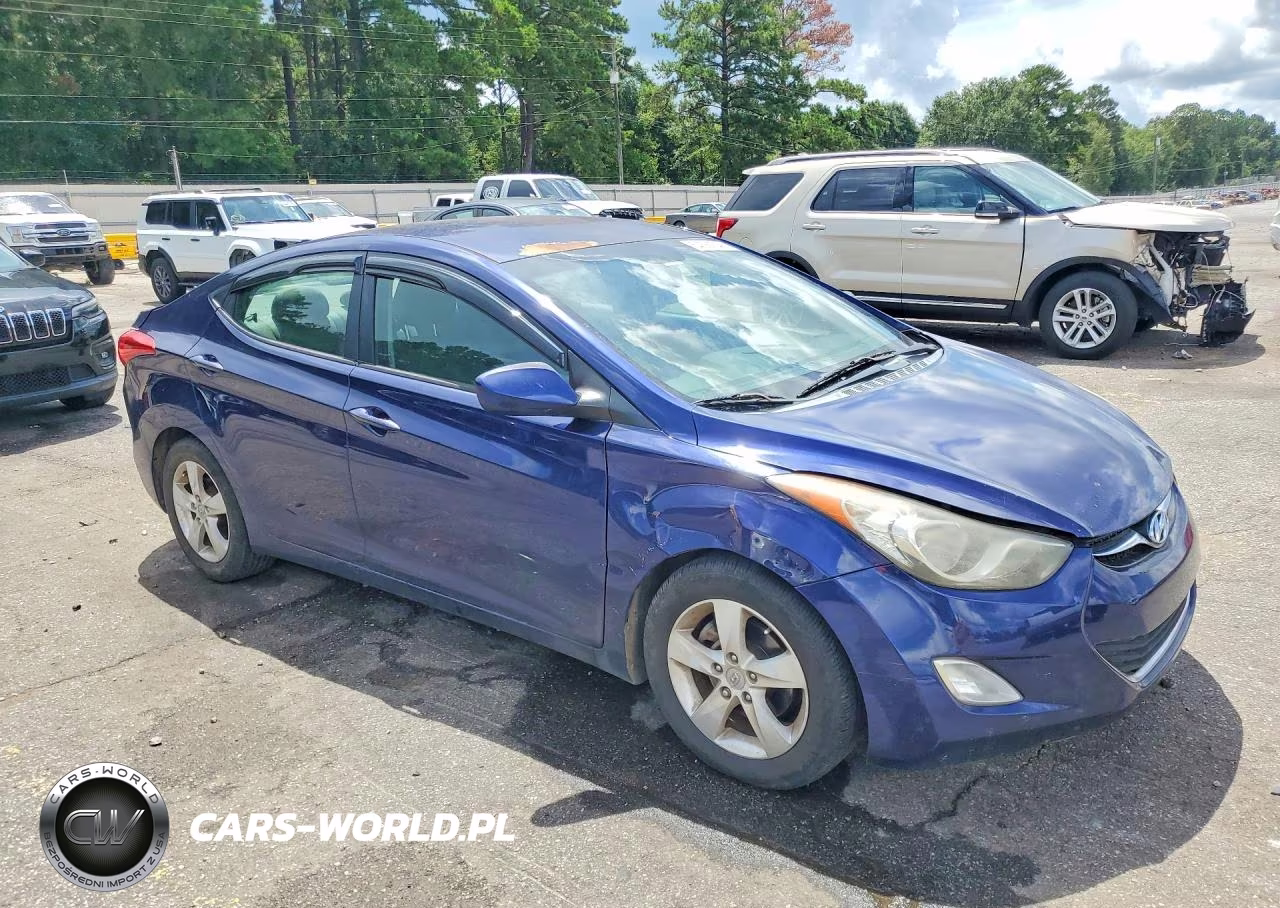 2012 Hyundai Elantra Gls VIN:5NPDH4AE6CH142274 - 4