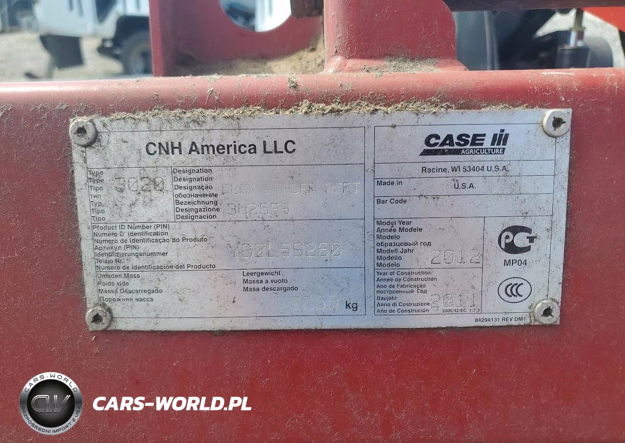 2012 Case 3020 - Corn Head VIN:YBZL59260 - 10