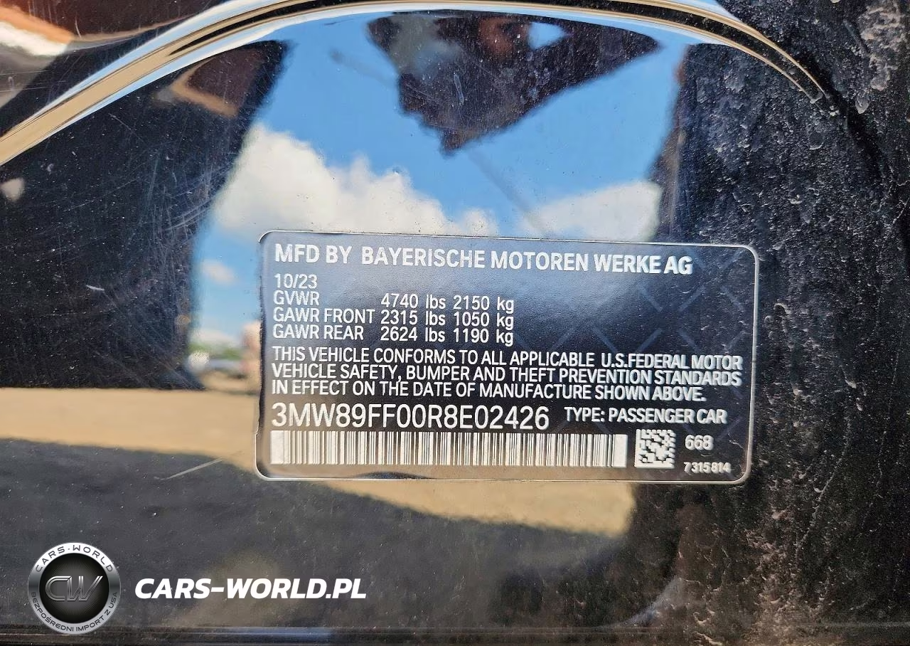 2024 BMW 330Xi VIN:3MW89FF00R8E02426 - 12