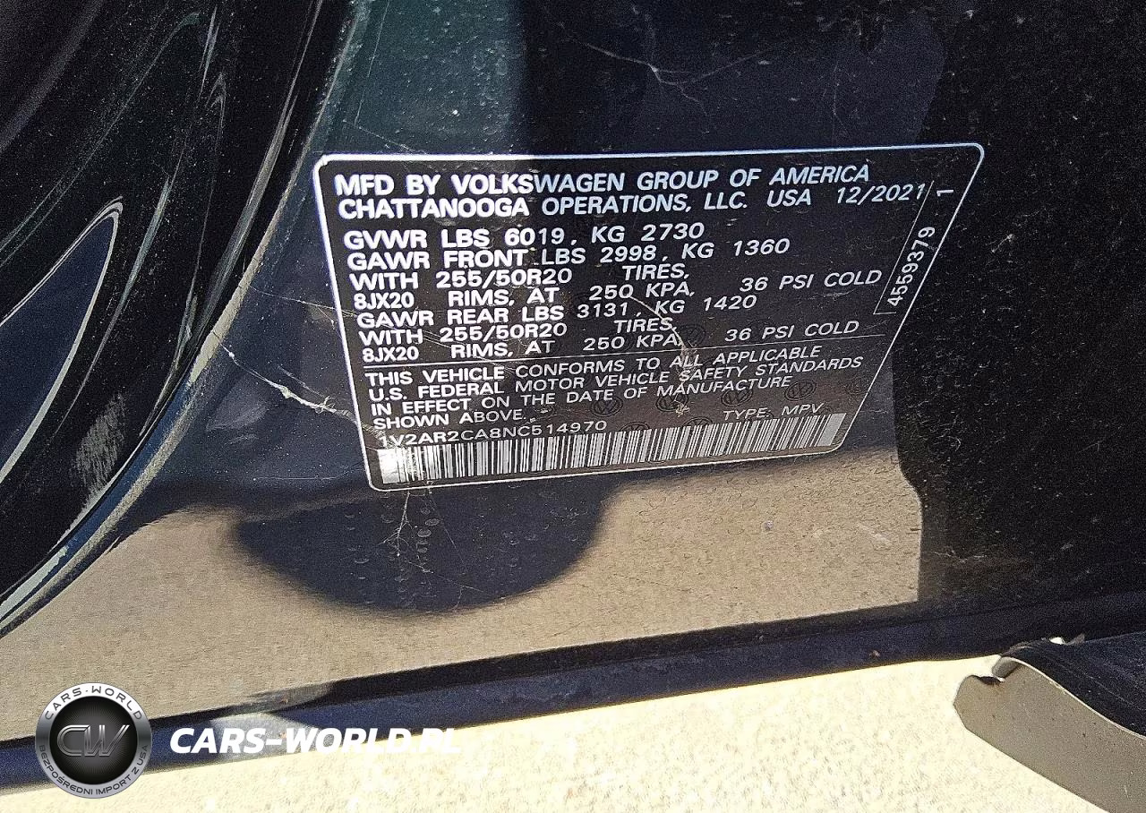 2022 Volkswagen Atlas Sel R-Line VIN:1V2AR2CA8NC514970 - 13