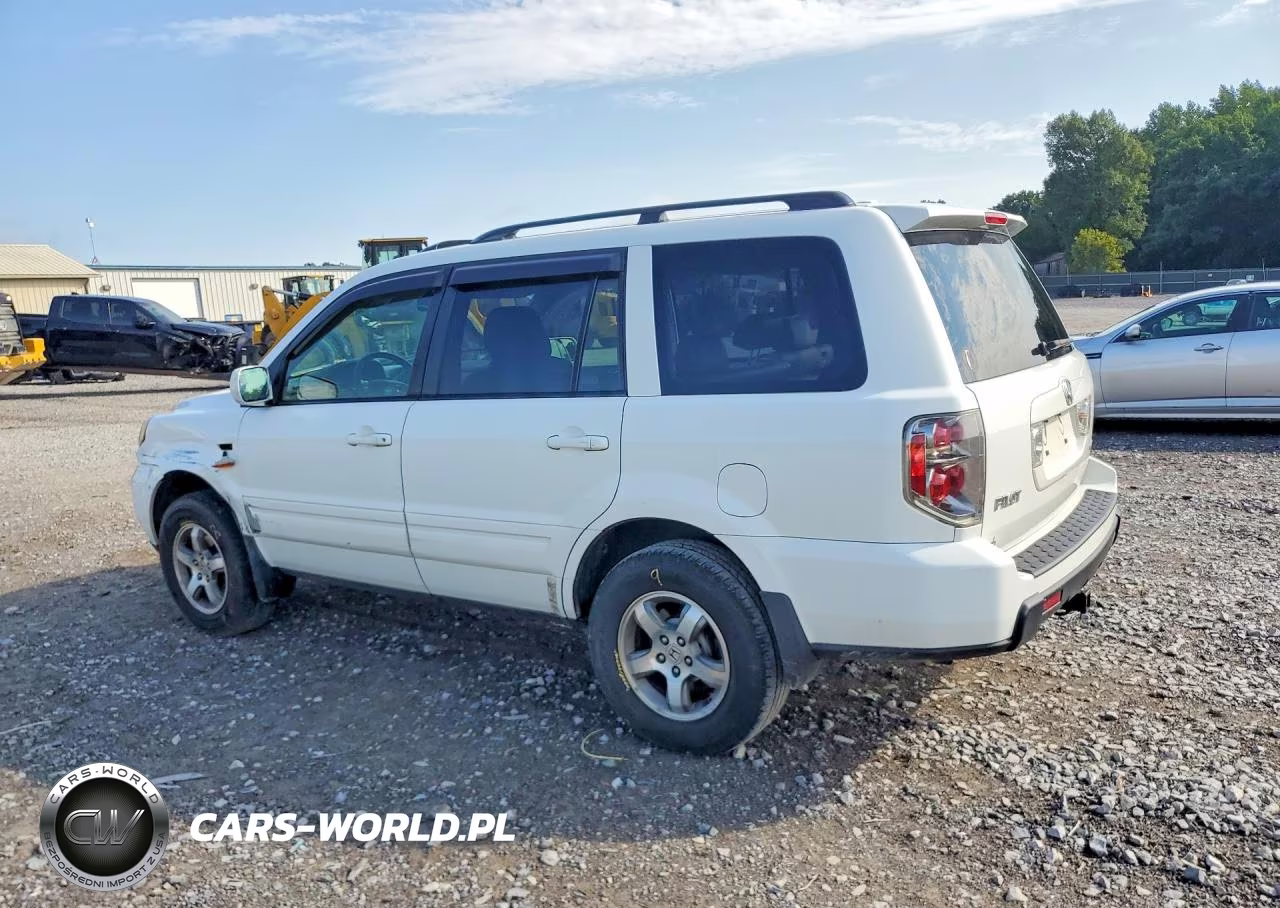 2007 Honda Pilot Exl VIN:2HKYF18527H520012 - 2
