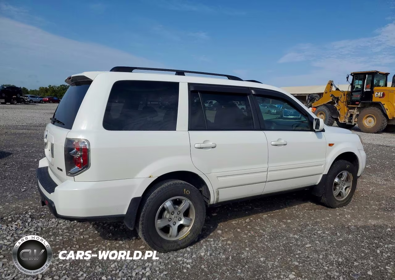 2007 Honda Pilot Exl VIN:2HKYF18527H520012 - 3