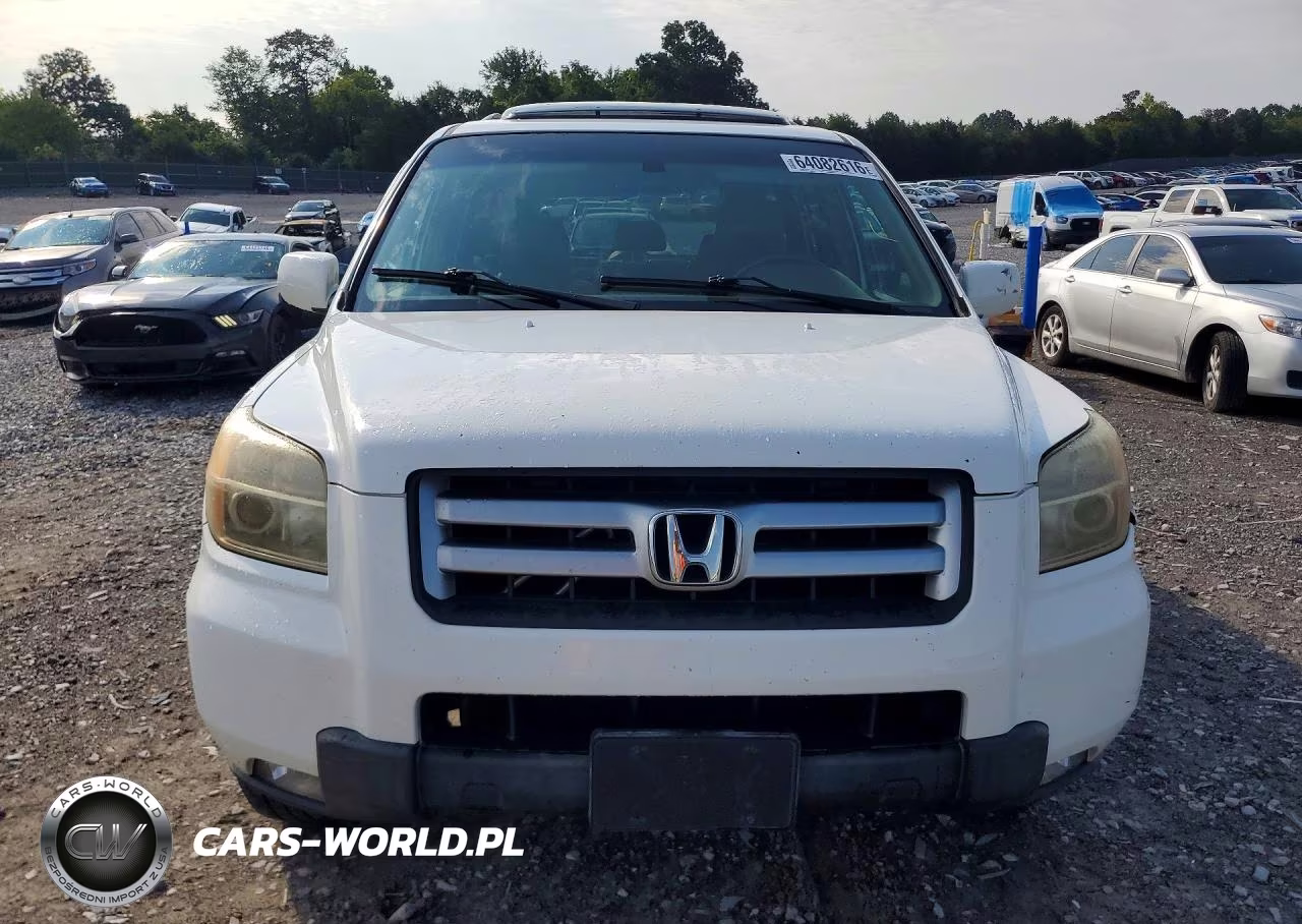 2007 Honda Pilot Exl VIN:2HKYF18527H520012 - 5