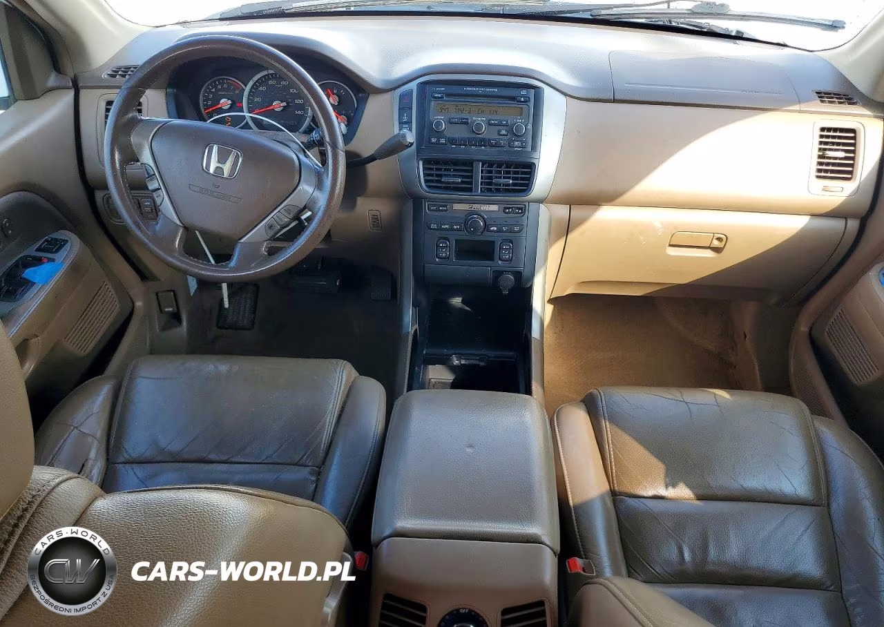 2007 Honda Pilot Exl VIN:2HKYF18527H520012 - 8