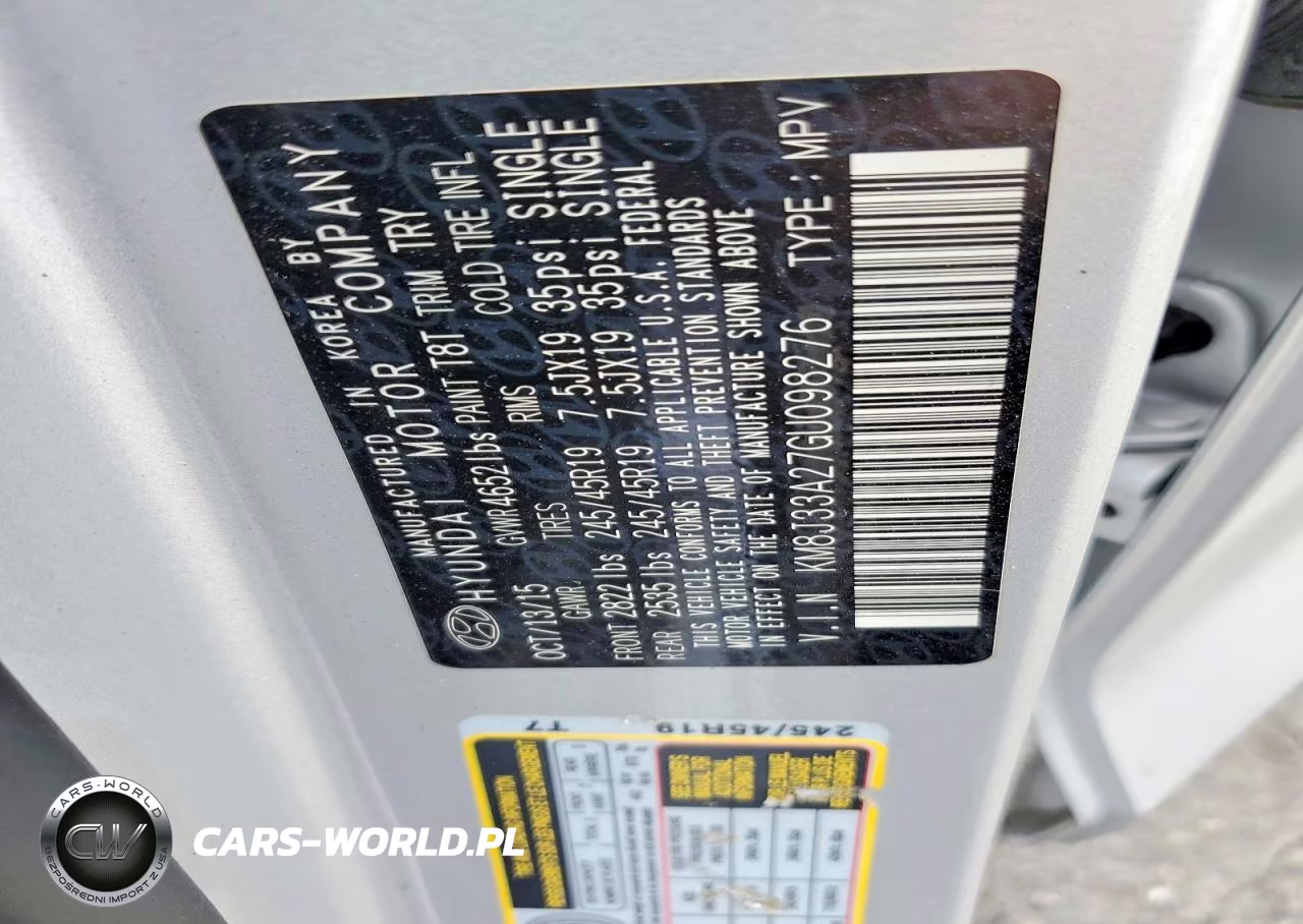 2016 Hyundai Tucson Limited VIN:KM8J33A27GU098276 - 14