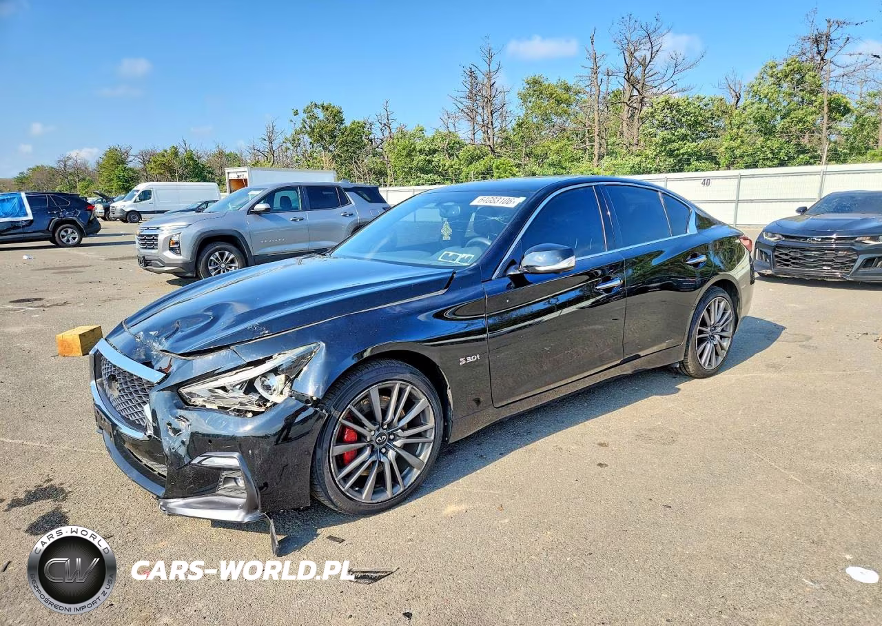 2018 Infiniti Q50 Red Sport 400 VIN:JN1FV7AR8JM481775 - 1