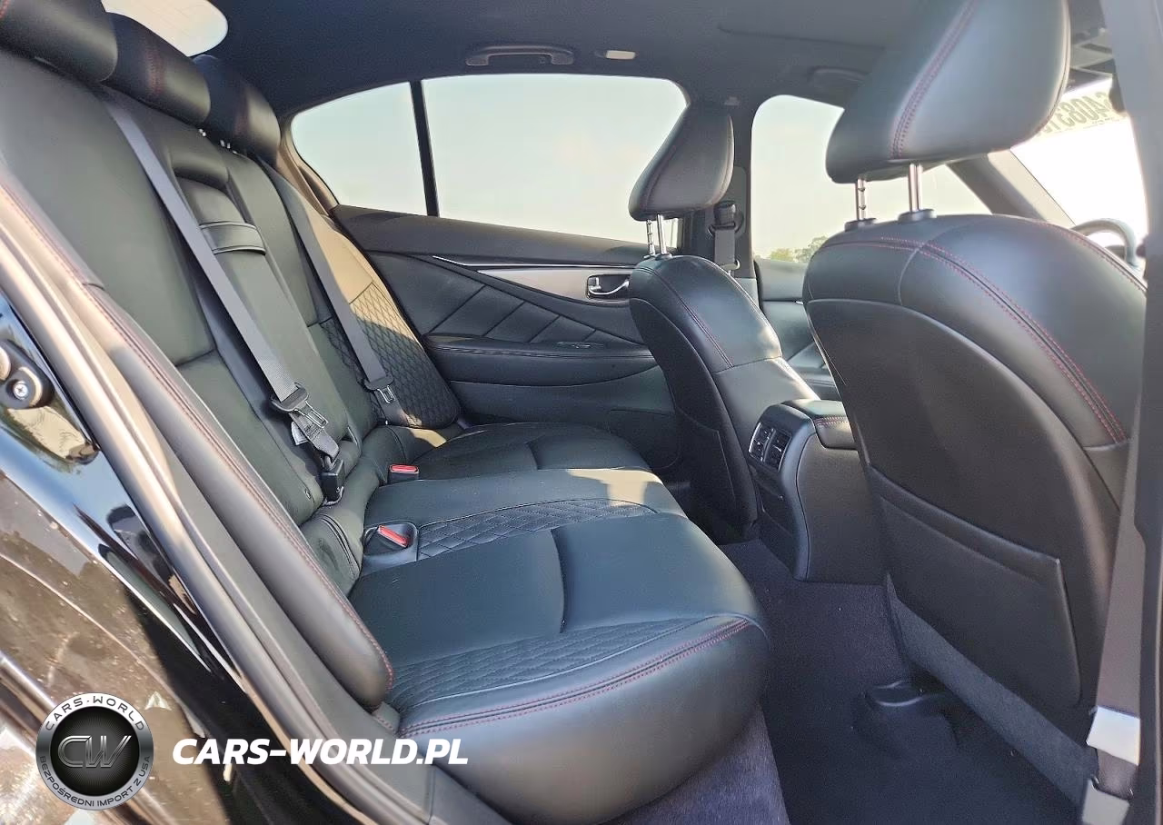2018 Infiniti Q50 Red Sport 400 VIN:JN1FV7AR8JM481775 - 10
