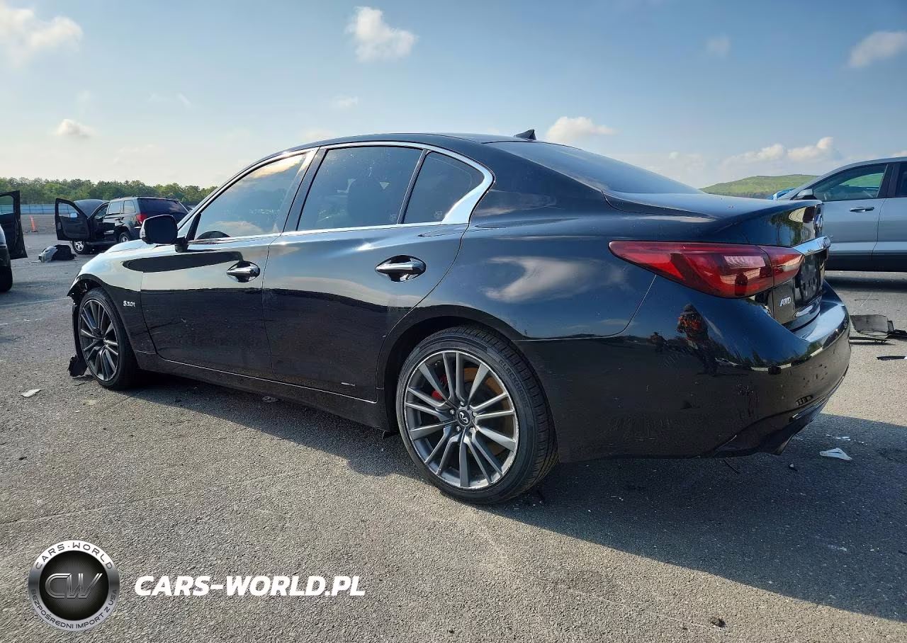 2018 Infiniti Q50 Red Sport 400 VIN:JN1FV7AR8JM481775 - 2