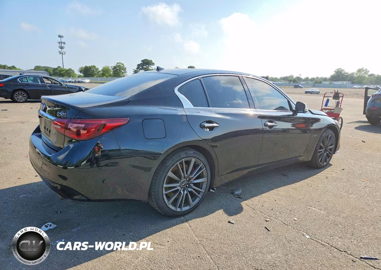 2018 Infiniti Q50 Red Sport 400 VIN:JN1FV7AR8JM481775 - 3