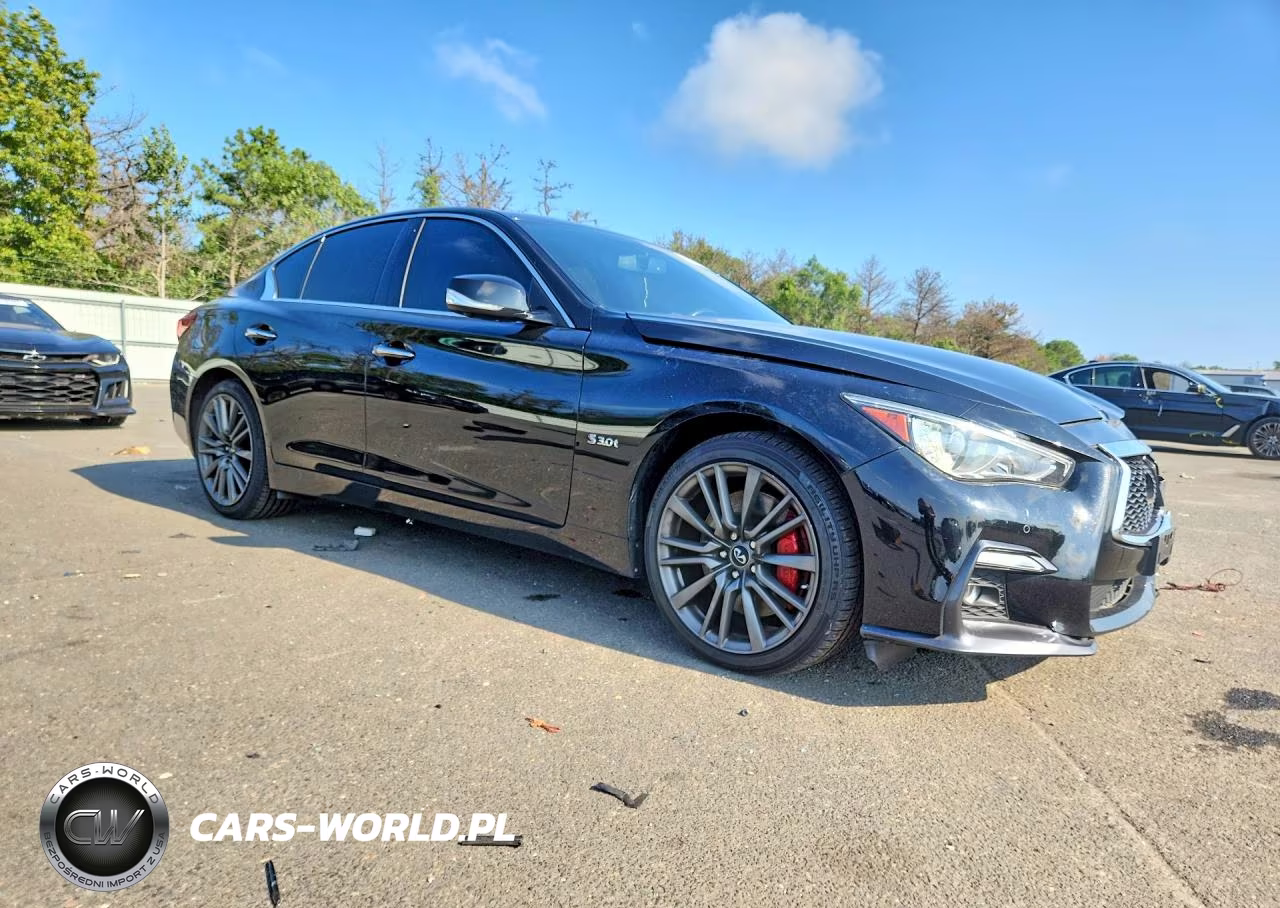 2018 Infiniti Q50 Red Sport 400 VIN:JN1FV7AR8JM481775 - 4