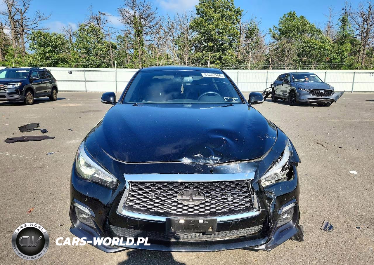 2018 Infiniti Q50 Red Sport 400 VIN:JN1FV7AR8JM481775 - 5