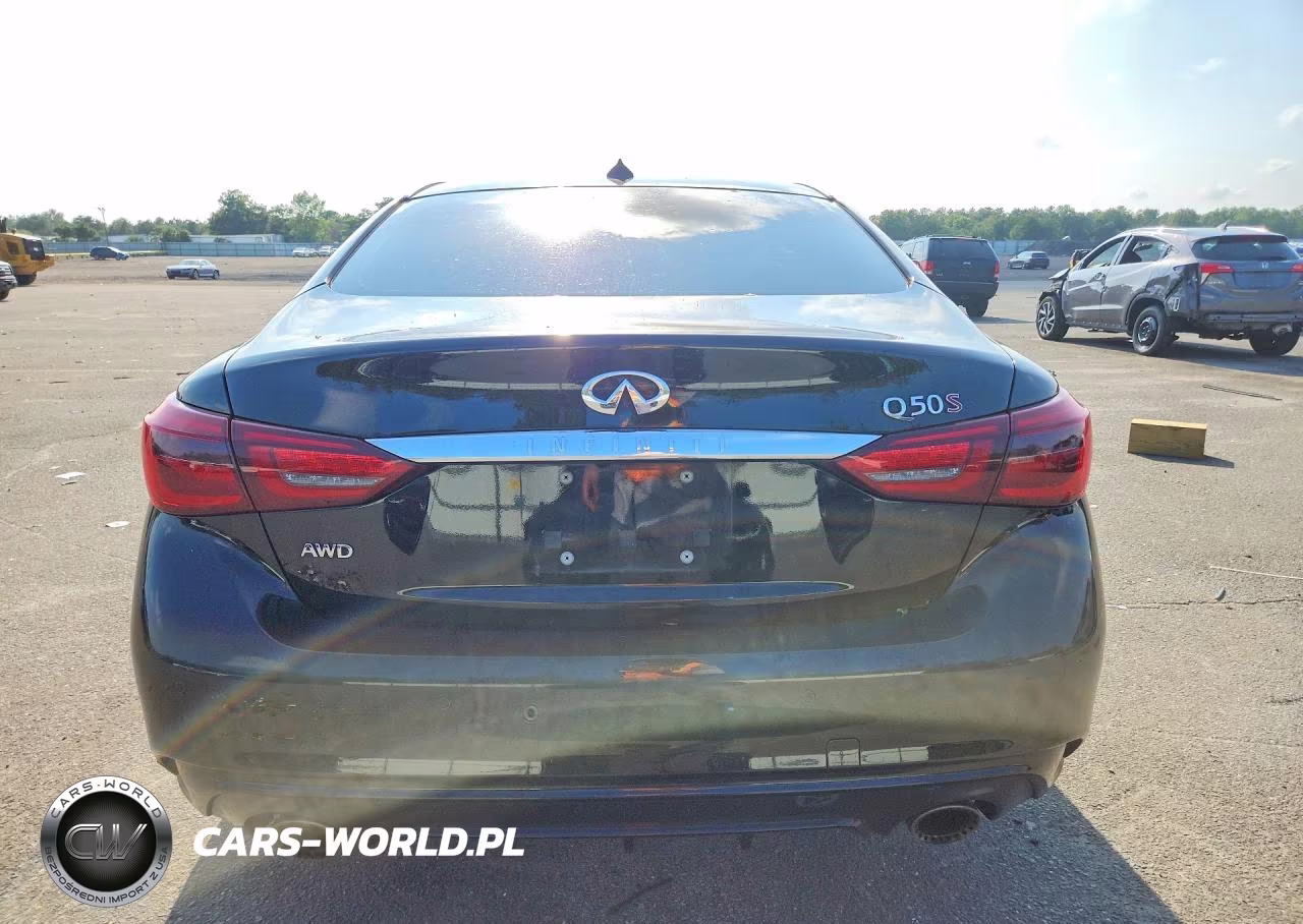 2018 Infiniti Q50 Red Sport 400 VIN:JN1FV7AR8JM481775 - 6