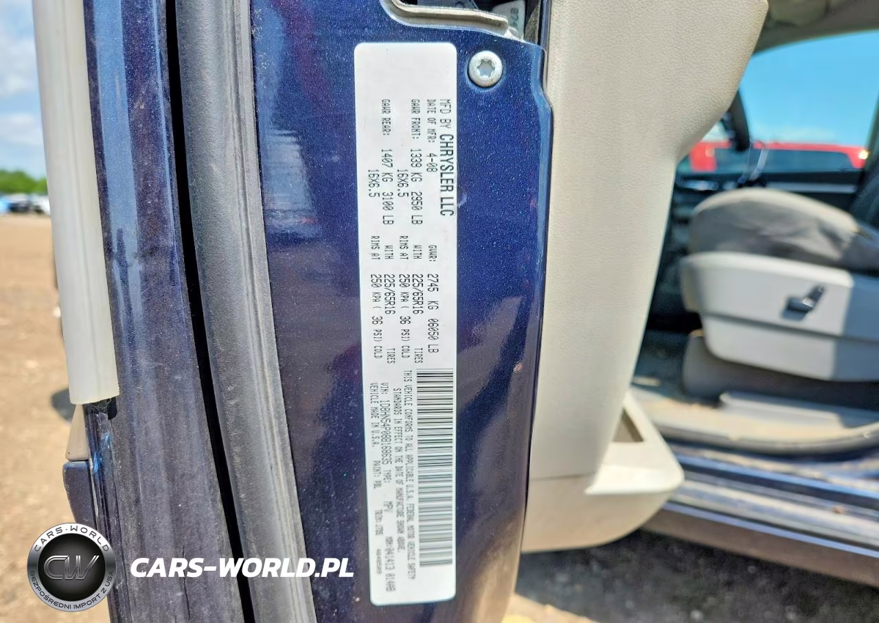 2008 Dodge Grand Caravan Sxt VIN:1D8HN54P08B168635 - 13