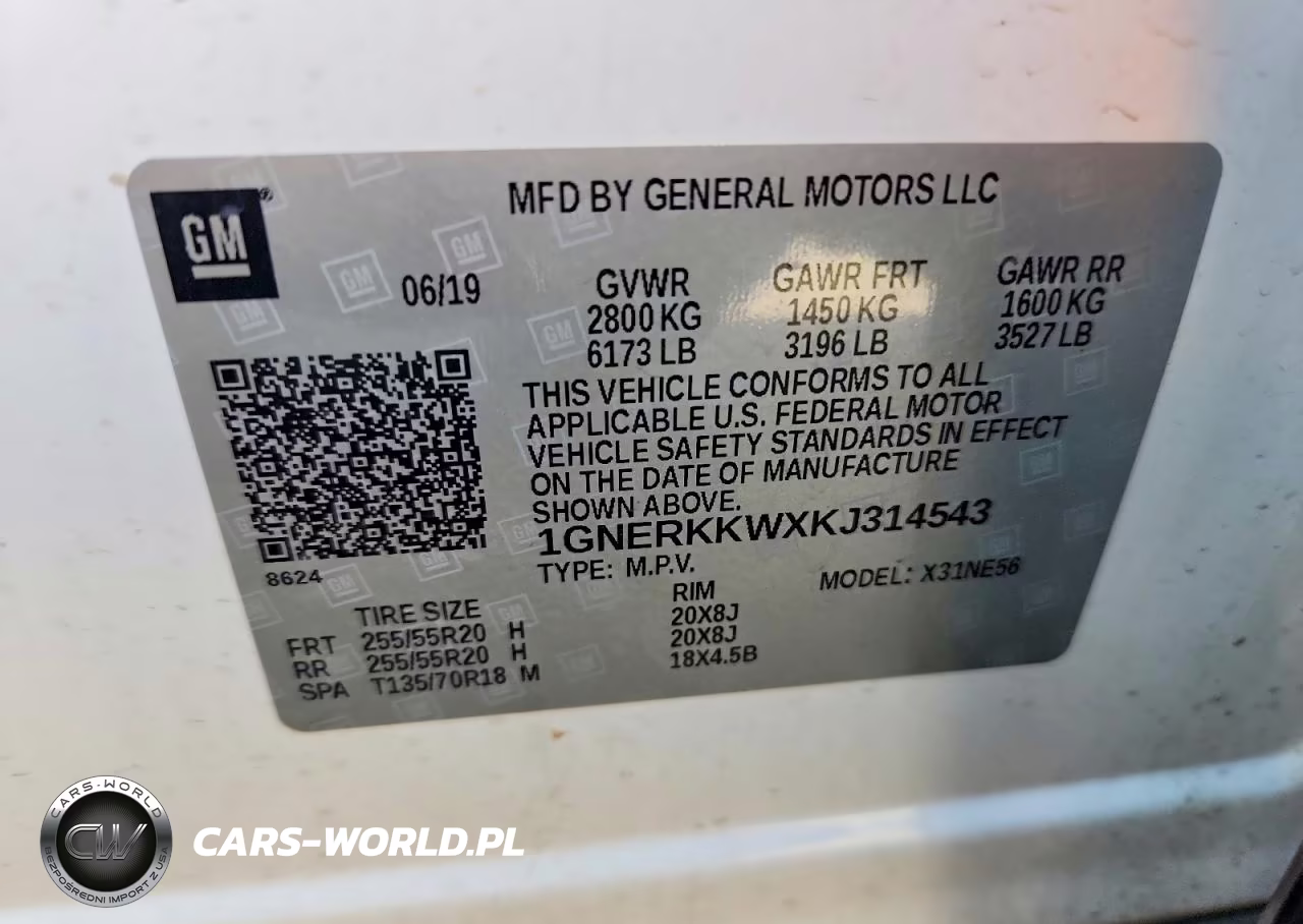 2019 Chevrolet Traverse Premier VIN:1GNERKKWXKJ314543 - 13