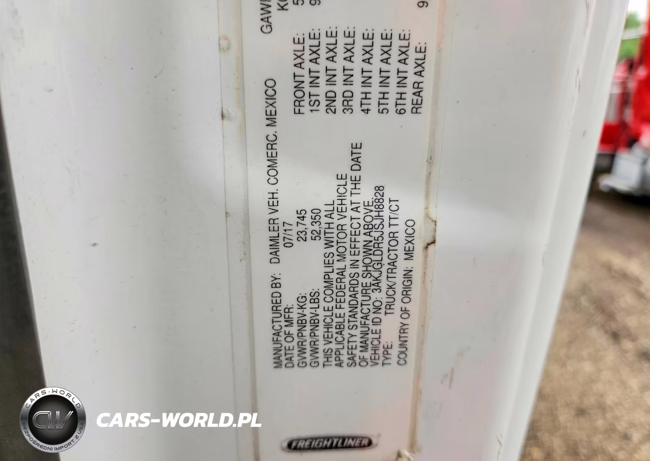 2018 Freightliner Cascadia 125 Semi Truck VIN:3AKJGLDR5JSJH8828 - 12
