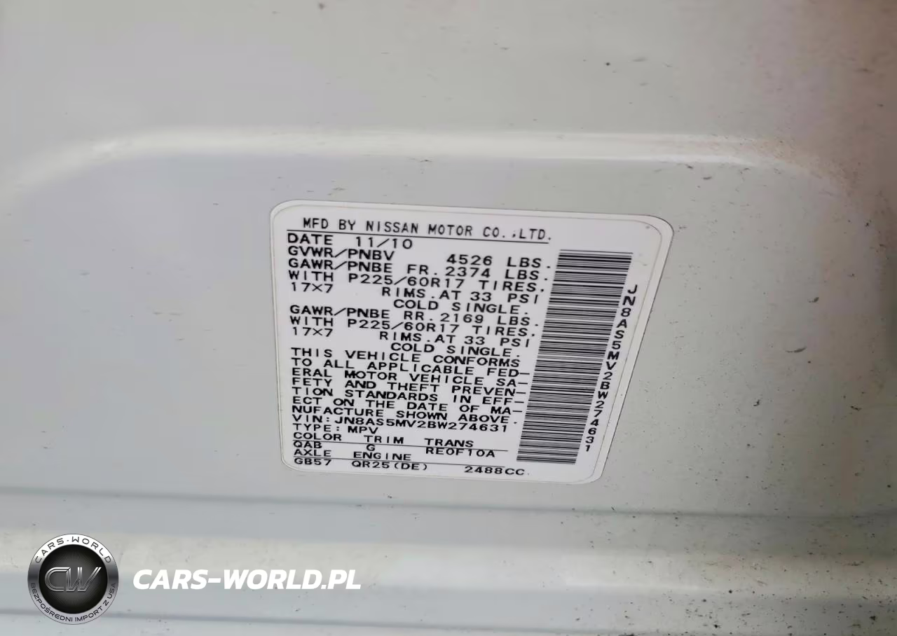 2011 Nissan Rogue S VIN:JN8AS5MV2BW274631 - 14