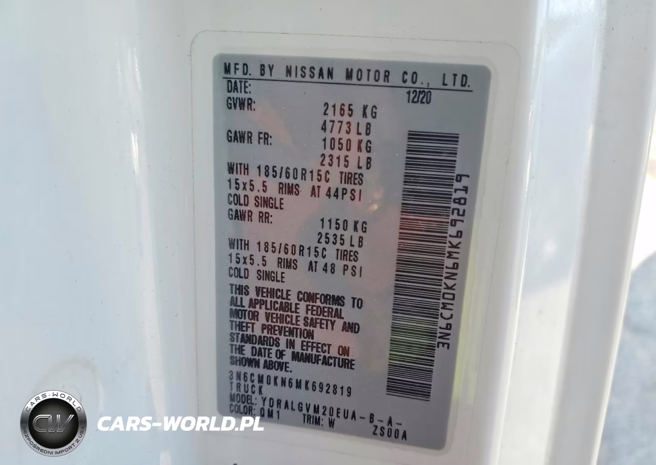 2021 Nissan Nv200 Sv VIN:3N6CM0KN6MK692819 - 13