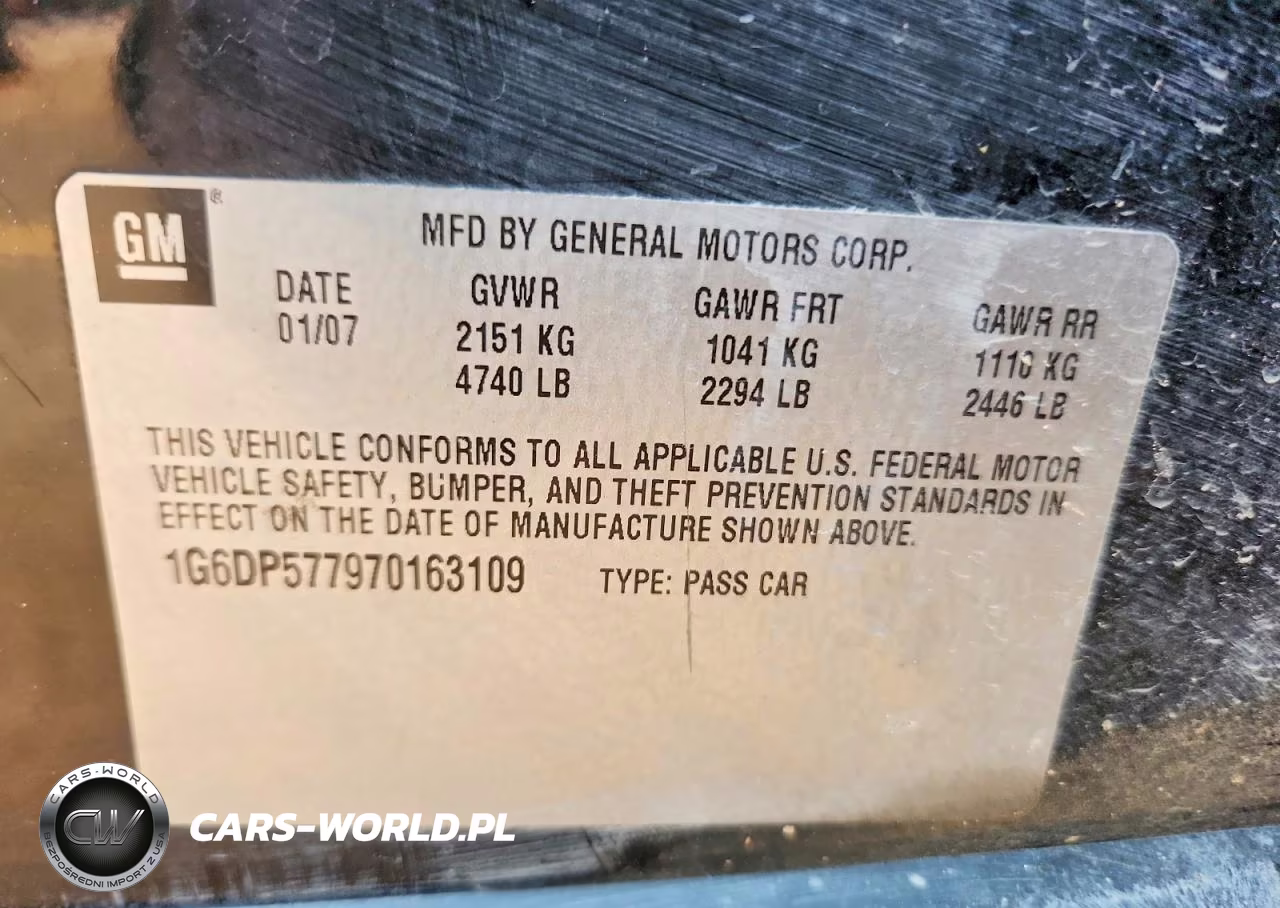 2007 Cadillac Cts Hi Feature V6 VIN:1G6DP577970163109 - 12